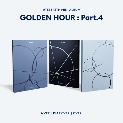 ATEEZ-13th Mini Album [GOLDEN HOUR:Part.4] (A Ver./ Diary Ver./ Z Ver.)