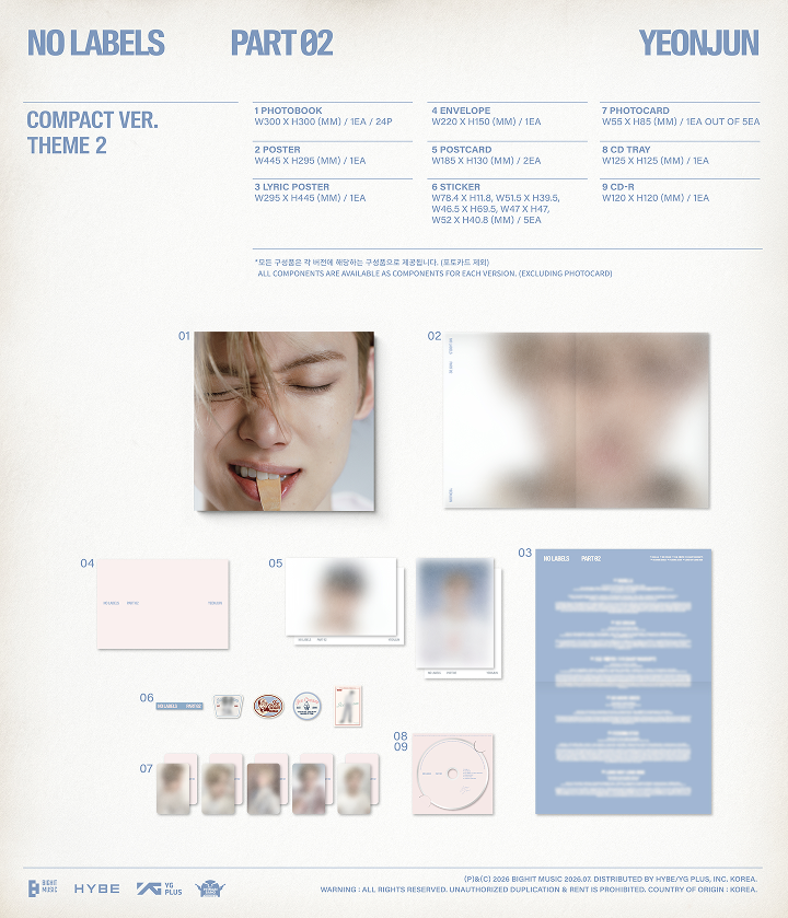 YEONJUN - 2nd Mini Ablum [NO LABELS:PART 02] (Compact Ver.) panel 3